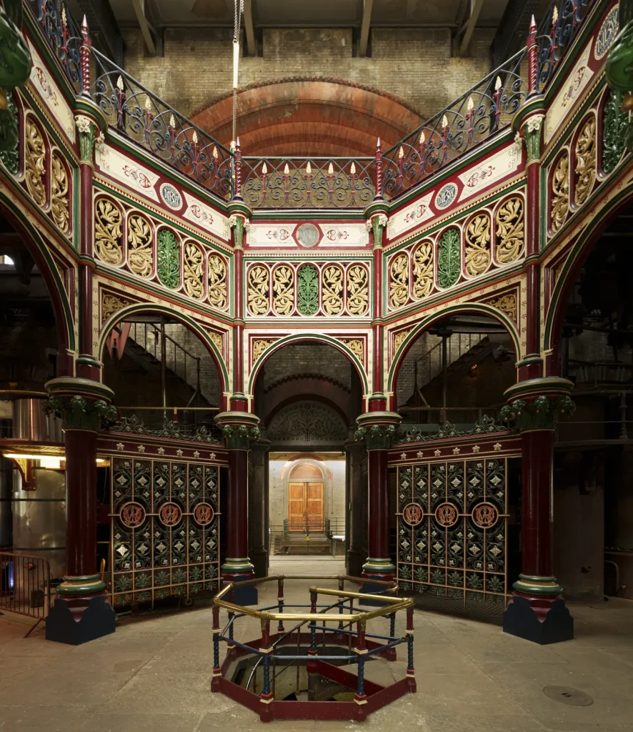 The Octagon in the Beam Engine House, Crossness Pumping Station. Photo: Anthony J Baines